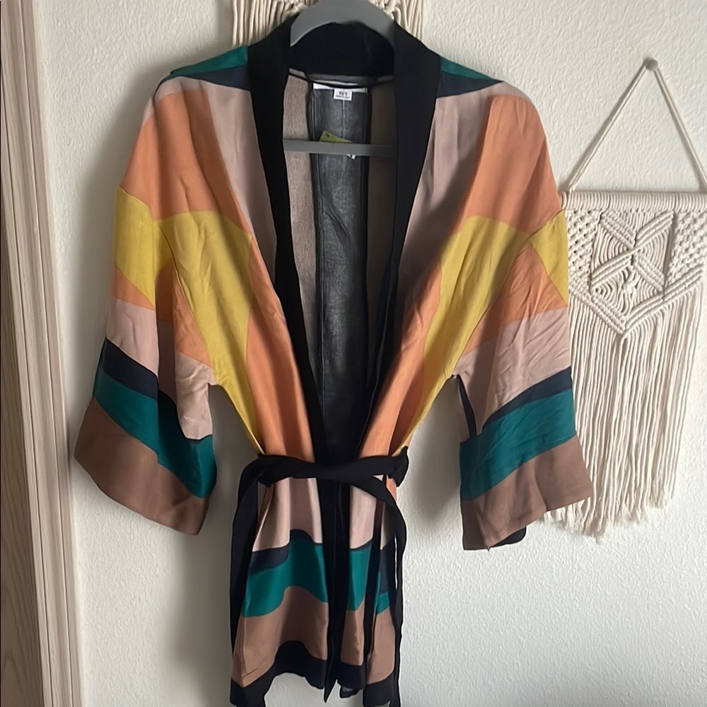 O'Neill Orange and Yellow Blazer Retro-Inspired Design